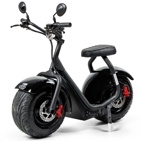 Scooter Elétrica 1000w Tui Pop Moto Patinete Sem Cnh - Preto/Preto