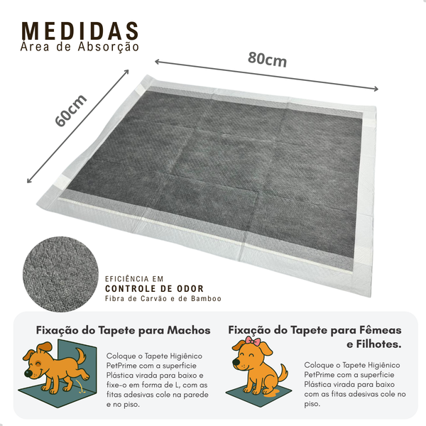 Kit 02un Tapete Higiênico Ultrapad Para Ca Es 80x60cm 30un